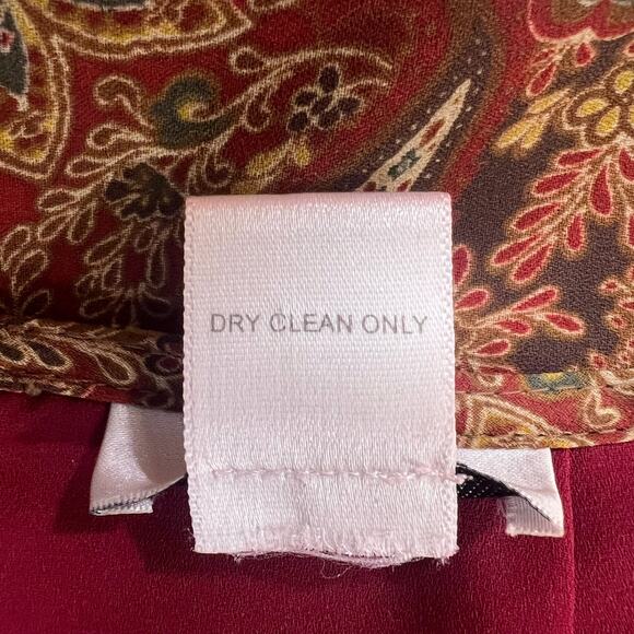 Y2K Vintage Paisley Pencil Skirt 4 | Whimsigoth Earthy Boho Academic USA Made - Picture 15 of 15